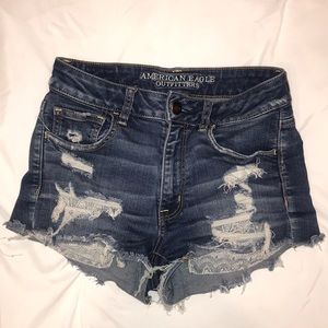 American Eagle High-Rise Jean Shorts